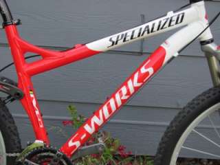 2004 SPECIALIZED S WORKS EPIC Mountain Bike LARGE, Full XTR, Fox Fork 
