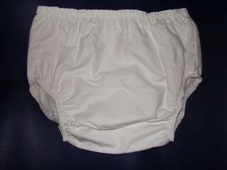 2x ADULT BABY Incontinence Flannel pants inside PVC #PM003 7  