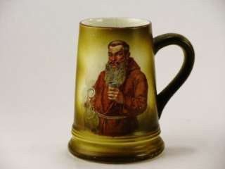   Columbian Art Pottery Friar Monk Drinking Mug / For Chicago World Fair