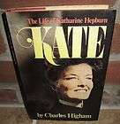   Life of KATHARINE HEPBURN Charles Higham Excellent 1st Edition HC dj