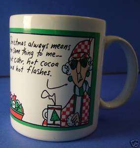 Shoebox Maxine Coffee Mug Christmas Hot Flashes Funny  