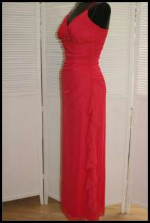 CITY TRIANGLES ~ Long Formal DRESS Ruched Side ~ Sz M  