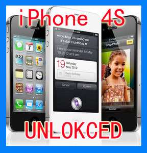 iPhone 4S   16GB Black   UNLOCKED 885909525614  