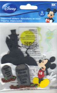 Disney Jolee HAUNTED HOUSE MICKEY dimensional stickers  