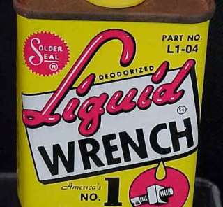 Vintage Liquid Wrench Oiler Tin Radiator Specialty Co.  