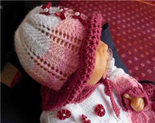 A5 KNITTING PATTERN FOR BABY OR REBORN DOLL MAISIE  