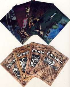 COMIC IMAGES CONAN 2 CHROME COMPLETE SET OF 90 CARDS  