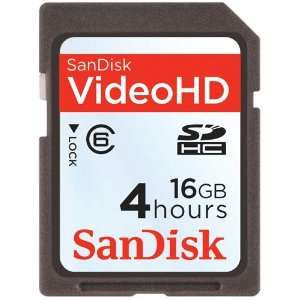 Sandisk SecureDigital High Capacity (SDHC) Card Video HD Speicherkarte 