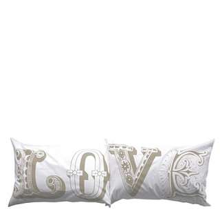 Love pillowcases beige   LUSH DESIGNS   Bedlinen   Bedroom   Home 