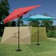    Clearance Rectangle Umbrella with Tilt and Crank customer 