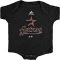Houston Astros Black adidas Team Logo Newborn/Infant Creeper