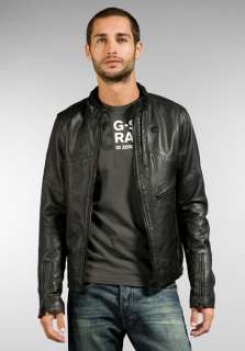 STAR Stallion Rico Leather Jacket in Black  