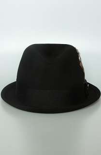 Brixton The Gain Crushable Felt Fedora in Black  Karmaloop 