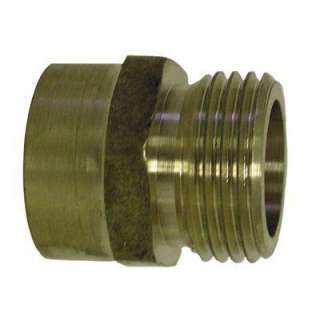   in. x 1/2 in. Brass Male Hose x FPT Adapter A 668 