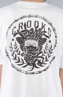 Crooks and Castles The Barbwire Medusa Tee in White  Karmaloop 