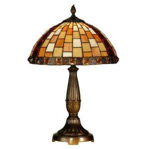   Lighting Tiffany Baroque Collection 23 in. Antique Bronze Table Lamp