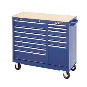 Waterloo 41 in. 13 Drawer Tool Cart Blue DISCONTINUED PMX4113BU at The 