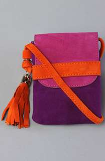 Jeffrey Campbell Handbags The Hoffman Bag in Purple Suede  Karmaloop 