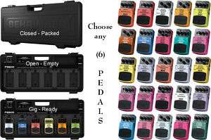   PEDALPACK ANY 6 FX + PEDALBOARD $15 INSTANT OFF GUITAR STUDIO R&R BAND