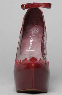 Jeffrey Campbell The Audrey II Shoe in Dark Red Patent  Karmaloop 