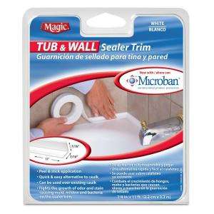 Magic American 7/8 in. x 11 ft. Tub & Wall Regular Bathtub Sealer Trim 