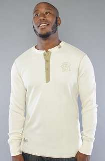 LRG The Steel Will Thermal Henley in Natural  Karmaloop   Global 