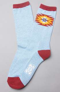 Obey The Native Socks in Heather Blue  Karmaloop   Global 