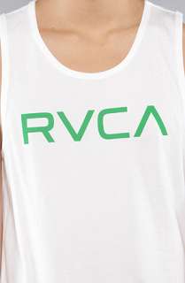 RVCA The Big RVCA Tank in White  Karmaloop   Global Concrete 