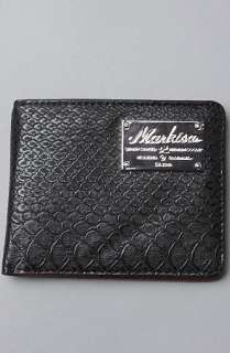 Markisa The Standard Bi Fold Wallet in Black  Karmaloop   Global 