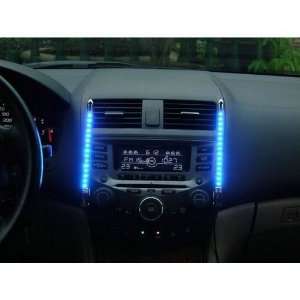 Auto Innenraum LED Beleuchtung mit Musik Sensor BLAU  Auto
