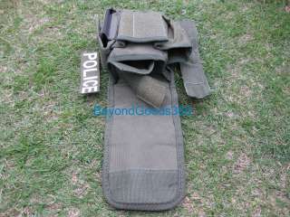 Police/Security Nylon Pouch Belt Flashlight Holster Bag  