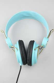 WeSC The Oboe Golden Seasonal Headphones in Porcelain Blue  Karmaloop 