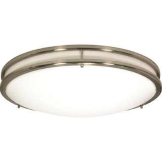   Flush Mount Brushed Nickel Ceiling Fixture HD 902 