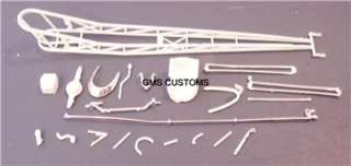 Parts kit Rail Dragster Chassis/Linkages/Parachute 1/25  