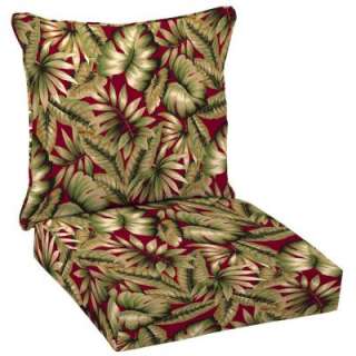 Arden Chili Tropical Deep Seating Patio Cushion 2 Piece Set AB80911B 