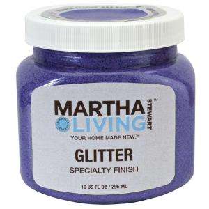Martha Stewart Living 10 oz. Purple Crocus Glitter Paint HD21 73 at 
