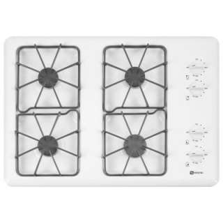 Maytag 30 in. Deep Recessed Gas Cooktop in White MGC4430BDW at The 