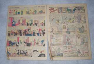 Pages 1930 Sunday Newspaper Color Comics Funnys  
