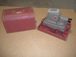 1956 Mansfield Midway 300 Slide Movie Projector w/ Case  
