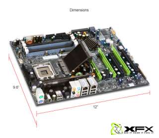 XFX nForce 780i 3 Way SLI Motherboard   NVIDIA nForce 780i, Socket 775 