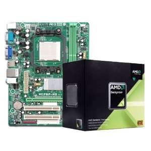 Biostar MCP6P M2 Motherboard & AMD Sempron 140 Processor w/Fan Bundle 