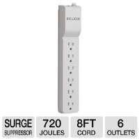 Click to view Belkin / 6 Outlet / 720 Joules / Surge Protector with 