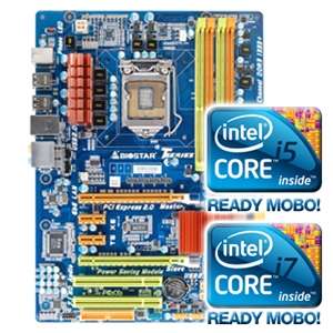 Biostar T5 XE Motherboard   Intel P55, Socket LGA1156, ATX, HD 8CH 