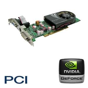 EVGA 512 P1 N946 LR GeForce 9400 GT Video Card   512MB DDR2, PCI, DVI 