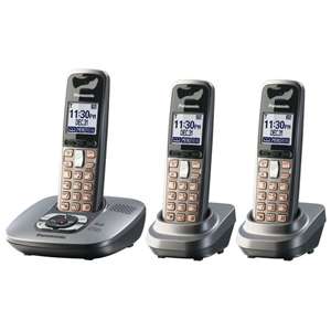 Panasonic KX TG6433M Wireless Phone System   3 Handsets, DECT 6.0 