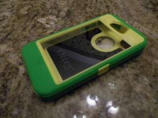 OtterBox iPhone 4 4S Defender Series Green/Yellow Otter Box   FREE 
