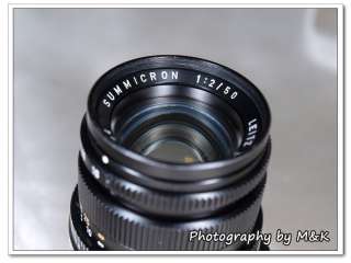Leica Summicron M 50/2.0 50mm f/2 Ver.III High Leg E39 Black /w Hood 