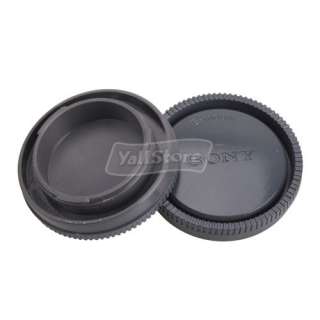 Rear Lens Cover+Came​ra Body Cap for Sony NEX 3 NEX5  