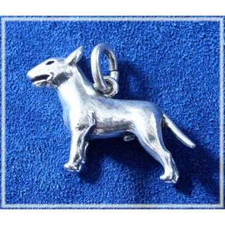 Bull Terrier * massiver Kettenanhänger 925/°°° Silber  