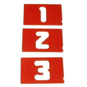 Milescraft 1 1/2 in. Vertical Number Template Set 22060003 at The Home 